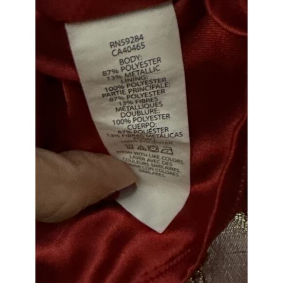 Children’s Place, Toddlers Sleeveless Red Dress, Floral Party Dress, Size 4T - Picture 5 of 6